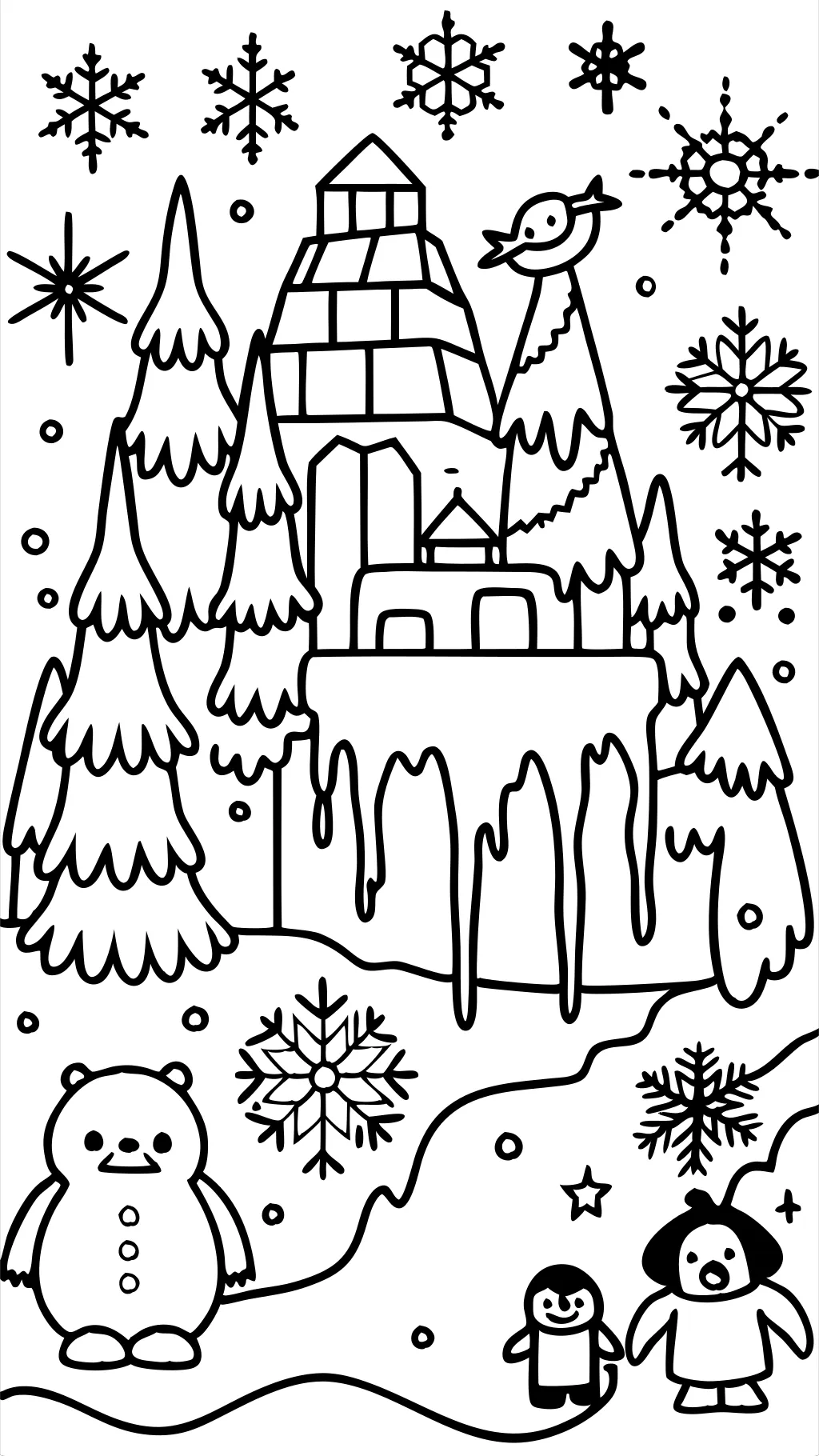 free frozen coloring pages